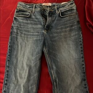 Wrangler Faded Denim Cropped Jeans